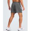 imageG Gradual Mens Gym Shorts 5quot7quot10quot with Zipper Pockets Basketball Athletic Mesh Quick Dry Shorts for Workout Running TennisGrey