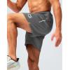 imageG Gradual Mens Gym Shorts 5quot7quot10quot with Zipper Pockets Basketball Athletic Mesh Quick Dry Shorts for Workout Running TennisGrey