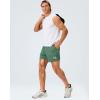 imageG Gradual Mens Gym Shorts 5quot7quot10quot with Zipper Pockets Basketball Athletic Mesh Quick Dry Shorts for Workout Running TennisIce Green