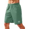 imageG Gradual Mens Gym Shorts 5quot7quot10quot with Zipper Pockets Basketball Athletic Mesh Quick Dry Shorts for Workout Running TennisIce Green