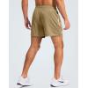 imageG Gradual Mens Gym Shorts 5quot7quot10quot with Zipper Pockets Basketball Athletic Mesh Quick Dry Shorts for Workout Running TennisLight Khaki