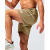 imageG Gradual Mens Gym Shorts 5quot7quot10quot with Zipper Pockets Basketball Athletic Mesh Quick Dry Shorts for Workout Running TennisLight Khaki