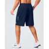 imageG Gradual Mens Gym Shorts 5quot7quot10quot with Zipper Pockets Basketball Athletic Mesh Quick Dry Shorts for Workout Running TennisNavy