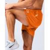 imageG Gradual Mens Gym Shorts 5quot7quot10quot with Zipper Pockets Basketball Athletic Mesh Quick Dry Shorts for Workout Running TennisOrange