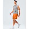 imageG Gradual Mens Gym Shorts 5quot7quot10quot with Zipper Pockets Basketball Athletic Mesh Quick Dry Shorts for Workout Running TennisOrange