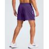 imageG Gradual Mens Gym Shorts 5quot7quot10quot with Zipper Pockets Basketball Athletic Mesh Quick Dry Shorts for Workout Running TennisPurple