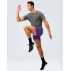 imageG Gradual Mens Gym Shorts 5quot7quot10quot with Zipper Pockets Basketball Athletic Mesh Quick Dry Shorts for Workout Running TennisPurple