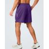 imageG Gradual Mens Gym Shorts 5quot7quot10quot with Zipper Pockets Basketball Athletic Mesh Quick Dry Shorts for Workout Running TennisPurple