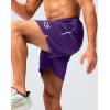 imageG Gradual Mens Gym Shorts 5quot7quot10quot with Zipper Pockets Basketball Athletic Mesh Quick Dry Shorts for Workout Running TennisPurple
