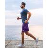 imageG Gradual Mens Gym Shorts 5quot7quot10quot with Zipper Pockets Basketball Athletic Mesh Quick Dry Shorts for Workout Running TennisPurple