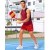 imageG Gradual Mens Gym Shorts 5quot7quot10quot with Zipper Pockets Basketball Athletic Mesh Quick Dry Shorts for Workout Running TennisRed