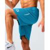 imageG Gradual Mens Gym Shorts 5quot7quot10quot with Zipper Pockets Basketball Athletic Mesh Quick Dry Shorts for Workout Running TennisVivid Blue