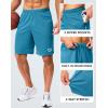 imageG Gradual Mens Gym Shorts 5quot7quot10quot with Zipper Pockets Basketball Athletic Mesh Quick Dry Shorts for Workout Running TennisVivid Blue