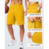 imageG Gradual Mens Gym Shorts 5quot7quot10quot with Zipper Pockets Basketball Athletic Mesh Quick Dry Shorts for Workout Running TennisYellow