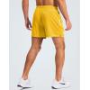 imageG Gradual Mens Gym Shorts 5quot7quot10quot with Zipper Pockets Basketball Athletic Mesh Quick Dry Shorts for Workout Running TennisYellow