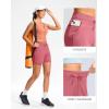 imageG Gradual Womens 5quot Athletic Running Shorts with Zip Pockets Stretchy Quick Dry High Waisted for Workout Gym HikingBerry Rose