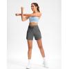 imageG Gradual Womens 5quot Athletic Running Shorts with Zip Pockets Stretchy Quick Dry High Waisted for Workout Gym HikingCharcoal