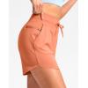 imageG Gradual Womens 5quot Athletic Running Shorts with Zip Pockets Stretchy Quick Dry High Waisted for Workout Gym HikingCoral