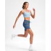 imageG Gradual Womens 5quot Athletic Running Shorts with Zip Pockets Stretchy Quick Dry High Waisted for Workout Gym HikingHaze Blue