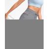 imageG Gradual Womens 5quot Athletic Running Shorts with Zip Pockets Stretchy Quick Dry High Waisted for Workout Gym HikingLight Grey