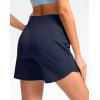 imageG Gradual Womens 5quot Athletic Running Shorts with Zip Pockets Stretchy Quick Dry High Waisted for Workout Gym HikingNavy