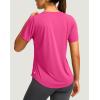 imageWomens Short Sleeve Workout Shirts Breathable UPF 50 Sun Protection TShirts Quick Dry Gym Running Hiking TopsRose