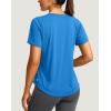imageWomens Short Sleeve Workout Shirts Breathable UPF 50 Sun Protection TShirts Quick Dry Gym Running Hiking TopsRoyal Blue