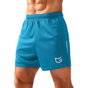 imageG Gradual Mens Gym Shorts 5quot7quot10quot with Zipper Pockets Basketball Athletic Mesh Quick Dry Shorts for Workout Running TennisVivid Blue