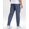 imageG Gradual Mens Sweatpants with Zipper Pockets Lightweight Athletic Workout Pants Soft Casual Lounge Sweat Pants for MensDusty Blue  White