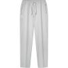 imageG Gradual Mens Sweatpants with Zipper Pockets Lightweight Athletic Workout Pants Soft Casual Lounge Sweat Pants for MensMineral Grey Heather  White