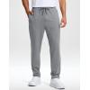 imageG Gradual Mens Sweatpants with Zipper Pockets Lightweight Athletic Workout Pants Soft Casual Lounge Sweat Pants for MensPlatinum Heather