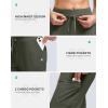 imageG Gradual Joggers for Women 4 Pockets High Waisted Athletic Jogger Pants Soft Sweatpants for Workout Running TravelArmy Green