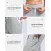 imageG Gradual Joggers for Women 4 Pockets High Waisted Athletic Jogger Pants Soft Sweatpants for Workout Running TravelBright Grey
