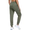imageG Gradual Joggers for Women 4 Pockets High Waisted Athletic Jogger Pants Soft Sweatpants for Workout Running TravelGrey Sage