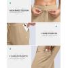 imageG Gradual Joggers for Women 4 Pockets High Waisted Athletic Jogger Pants Soft Sweatpants for Workout Running TravelKhaki