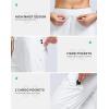 imageG Gradual Joggers for Women 4 Pockets High Waisted Athletic Jogger Pants Soft Sweatpants for Workout Running TravelWhite