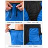 imageG Gradual Running Shorts for Men 35 inch Lightweight Breathable Gym Shorts with Brief Liner Athletic Training Workout SportBlue