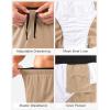 imageG Gradual Running Shorts for Men 35 inch Lightweight Breathable Gym Shorts with Brief Liner Athletic Training Workout SportKhaki