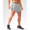 imageG Gradual Running Shorts for Men 35 inch Lightweight Breathable Gym Shorts with Brief Liner Athletic Training Workout SportLight Grey