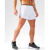 imageG Gradual Running Shorts for Men 35 inch Lightweight Breathable Gym Shorts with Brief Liner Athletic Training Workout SportWhite