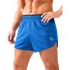 imageG Gradual Running Shorts for Men 35 inch Lightweight Breathable Gym Shorts with Brief Liner Athletic Training Workout SportBlue
