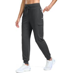 imageG Gradual Joggers for Women 4 Pockets High Waisted Athletic Jogger Pants Soft Sweatpants for Workout Running TravelDark Grey