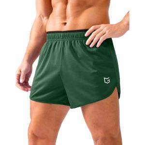 imageG Gradual Running Shorts for Men 35 inch Lightweight Breathable Gym Shorts with Brief Liner Athletic Training Workout SportOlive
