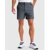 imageG Gradual Mens Golf Dress Shorts 5quot 7quot 9quot Stretch Casual Work Flat Front Shorts for Men with 3 Pockets Quick DryDark Grey