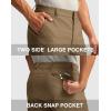 imageG Gradual Mens Golf Dress Shorts 5quot 7quot 9quot Stretch Casual Work Flat Front Shorts for Men with 3 Pockets Quick DryDark Khaki