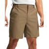 imageG Gradual Mens Golf Dress Shorts 5quot 7quot 9quot Stretch Casual Work Flat Front Shorts for Men with 3 Pockets Quick DryDark Khaki