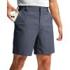 imageG Gradual Mens Golf Dress Shorts 5quot 7quot 9quot Stretch Casual Work Flat Front Shorts for Men with 3 Pockets Quick DryDusty Blue