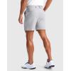 imageG Gradual Mens Golf Dress Shorts 5quot 7quot 9quot Stretch Casual Work Flat Front Shorts for Men with 3 Pockets Quick DryGull Gray