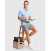 imageG Gradual Mens Golf Dress Shorts 5quot 7quot 9quot Stretch Casual Work Flat Front Shorts for Men with 3 Pockets Quick DryLight Grey