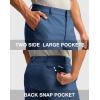 imageG Gradual Mens Golf Dress Shorts 5quot 7quot 9quot Stretch Casual Work Flat Front Shorts for Men with 3 Pockets Quick DrySlate Blue